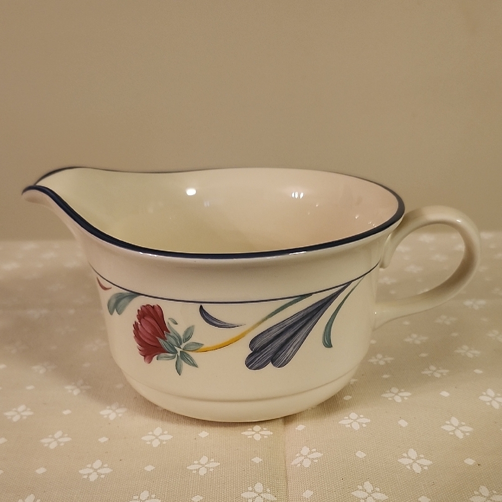 Lenox "Poppies on Blue" Patterned Pitcher